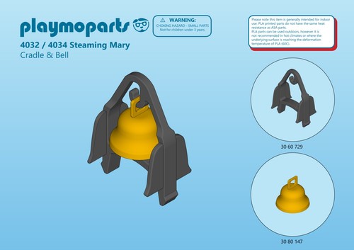 Playmobil steaming mary bell - steaming,