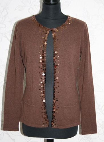 Shirin guild brown - brown, cardigan