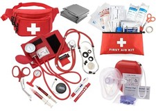 Nurse EMT Paramedic Essential All in one Bundle First Aid kit, Nurse Tools+CPR 