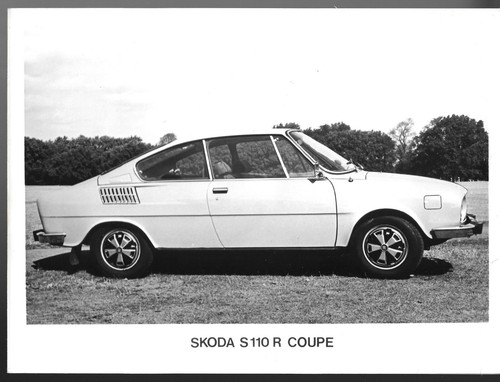 Skoda s110 coupe side - skoda,