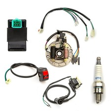 Stator Wiring Loom On Off Switch Coil CDI Plug Kit 110cc 125cc 140cc Pit Bike***