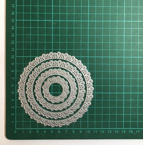 4pcs decorative lacy circle - 4pcs,