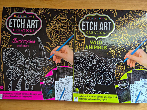 Kaleidoscope etch art - etch,