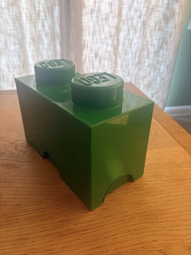 Lego storage brick green - storage,