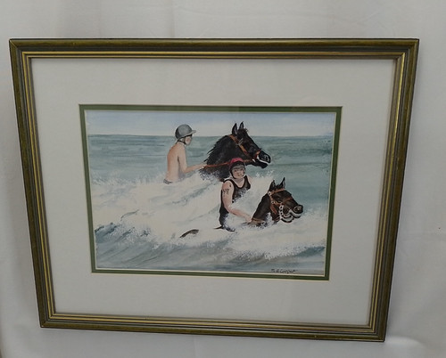 Original painting horses - horses, &