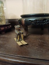 miniature 4cm wooden black