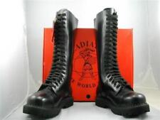 BRITISH MADE GLADIATOR 20 EYELET LEATHER STEEL TOE CAP BOOTS SKINHEAD GOTH EMO