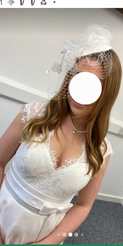 Tea length wedding dress - wedding, size