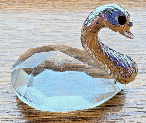 Crystal style swan ornament - style,