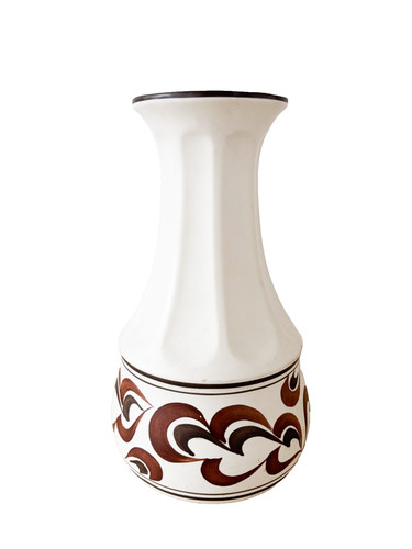 Radford pottery vase white - radford,