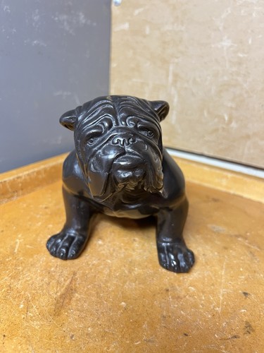 Antique bronze sitting - antique,