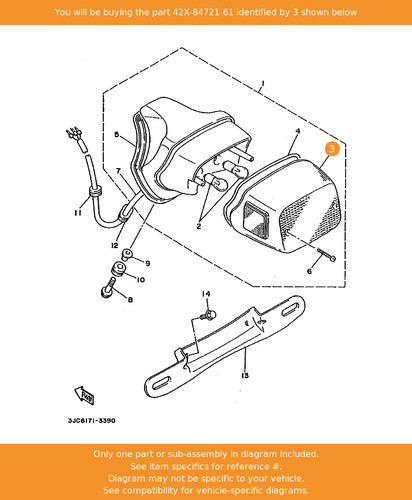 Yamaha lens taillight - yamaha, lens,