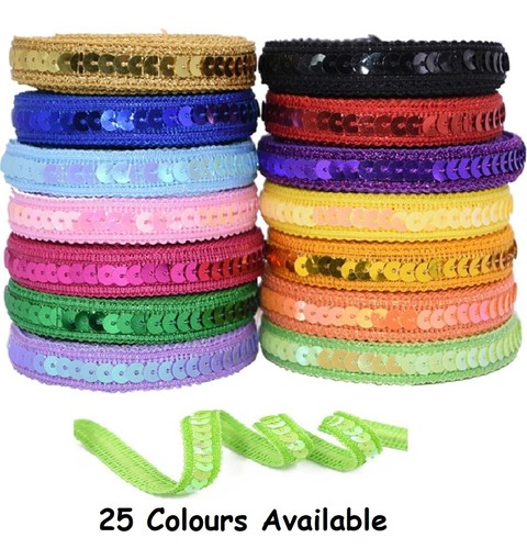 Colours sequin braid trim - sequin,