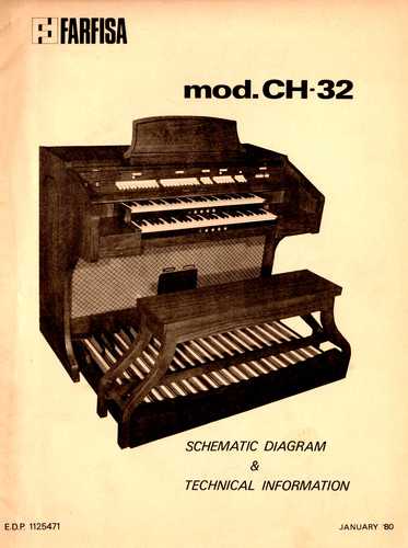 Farfisa ch32 service manual - ch32,