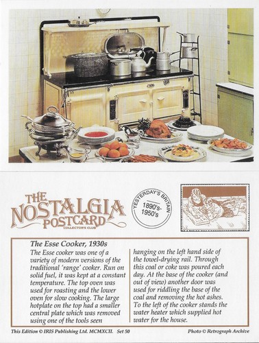 Postcard esse range cooker - postcard,