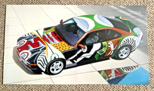 Bmw art car david hockney - art,