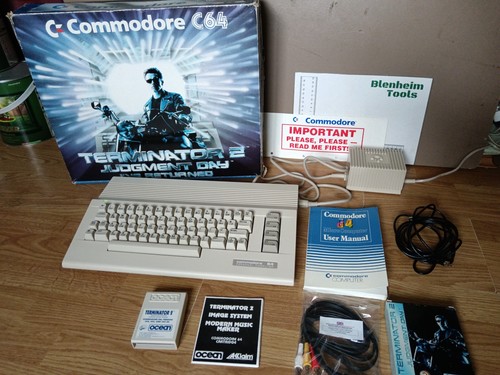 Commodore c64c terminator t2 - commodore,