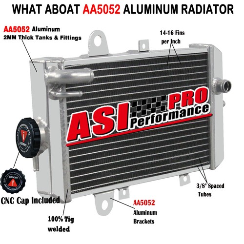 Aluminum radiator for - radiator,