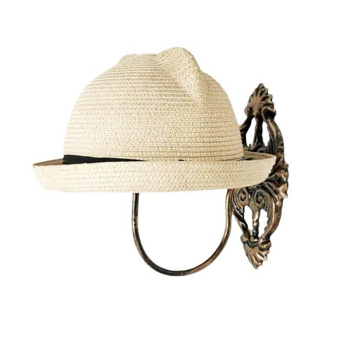 Wall mounted hat wig - wall,