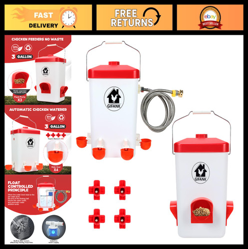 Automatic chicken feeder - automatic, &