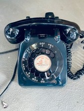 Vintage Old Style Black Telephone 1961 GPO 706L good condition