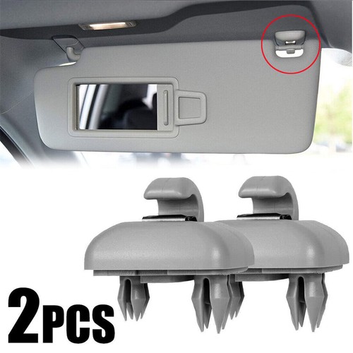Sun visor gray clip holder - clip,