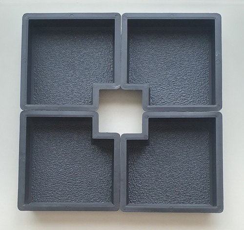 Plastic garden paving slab - plastic,