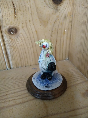 Vintage ceramic zampiva clown - zampiva,