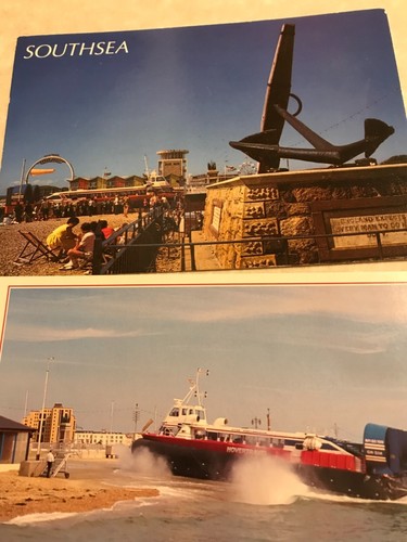 Ferry boats southsea postcards - boats,