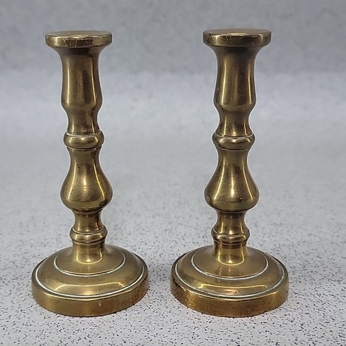Pair small brass peerage - of,