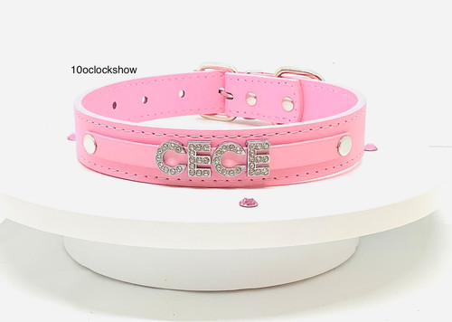 Pink custom neck - custom, collar