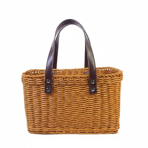 Plastic basket with handles - plastic,