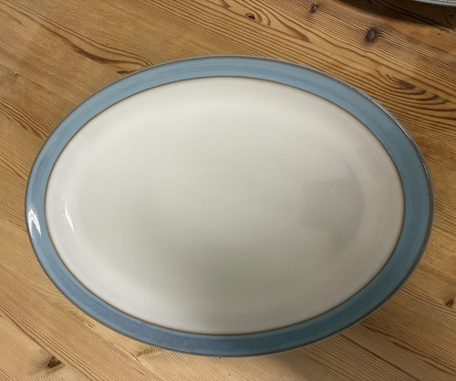 Denby colonial blue large oval - blue,