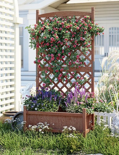 Garden wooden planter box - wooden,