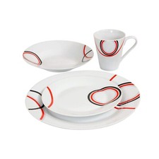 16PC DINNER SET BOWL PORCELAIN