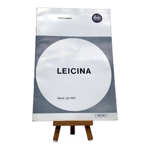 Leica leicina working - leicina, sheets