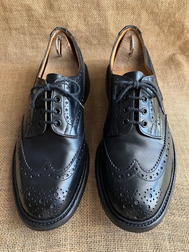 Tricker bourton mens black - mens,
