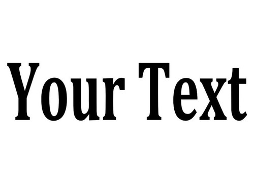 Your text vinyl decal - decal, sticker
