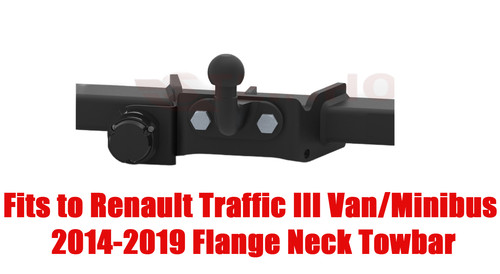 Flange neck tow bar for - flange,
