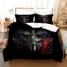 Transformers Duvet Cover Set Name Customizable Quilt Decor 02.Bedding Bedclothes