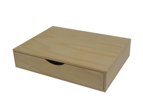 Wide wooden drawer chest - a4,