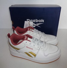 Reebok New Girls White Junior Trainers School Casual Shoes RRP £40 UK Size 4