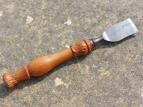 Rare antique 19thc - hand, carved