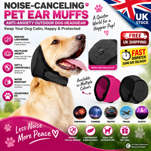 Noise canceling pet ear muffs - ear,