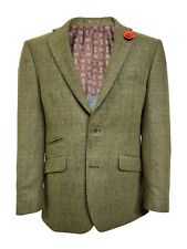 Men's Green Tweed Wool Blazer