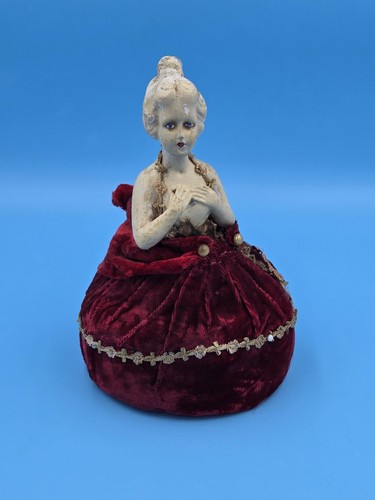 Boudoir half doll pin - boudoir, cushion