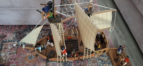 Vintage rare playmobil pirate - vintage,