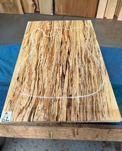 Spalted beech guitar top - beech, /
