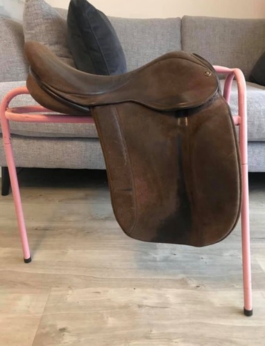 Brown suede fylde - brown,