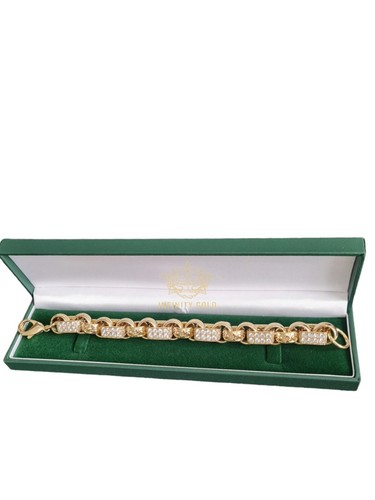Mens 13mm gypsy style bracelet - 13mm,